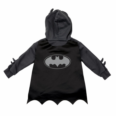 Batman Cosplay Toddler Hoodie with Cape